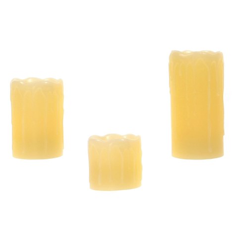Mała świeca woskowa LED 5×5cm Mała świeca woskowa LED 5×5cm