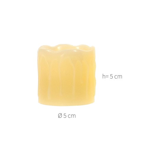 Mała świeca woskowa LED 5×5cm Mała świeca woskowa LED 5×5cm