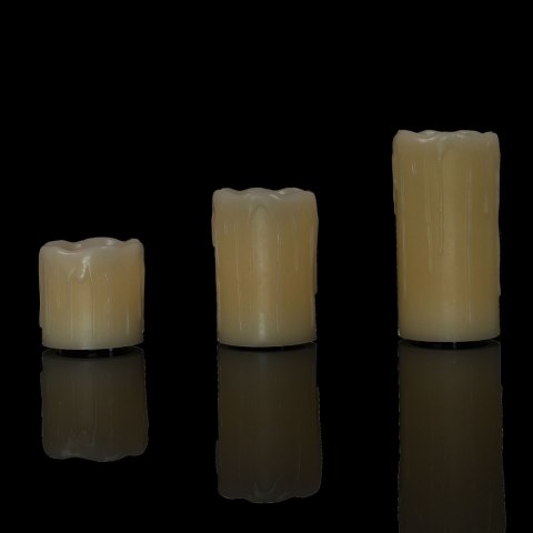 Mała świeca woskowa LED 5×5cm Mała świeca woskowa LED 5×5cm