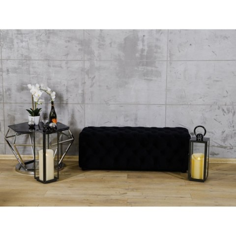 PUFA LONGORIA-CZARNA 125x50x43cm PUFA LONGORIA-CZARNA 125x50x43cm