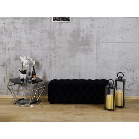 PUFA LONGORIA-CZARNA 125x50x43cm PUFA LONGORIA-CZARNA 125x50x43cm