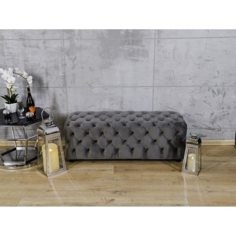 PUFA LONGORIA-SZARA 125x50x43cm PUFA LONGORIA-SZARA 125x50x43cm