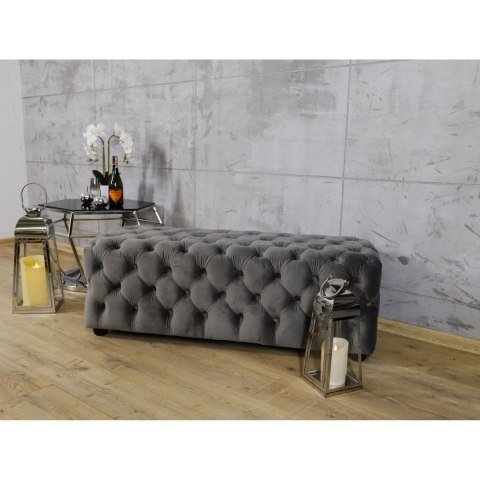 PUFA LONGORIA-SZARA 125x50x43cm PUFA LONGORIA-SZARA 125x50x43cm