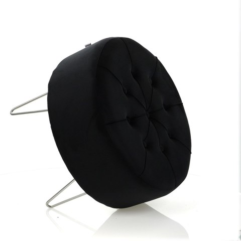 Pufa Alia-czarna/sr; ⌀ 56cm x 43cm Pufa Alia-czarna/sr; ⌀ 56cm x 43cm