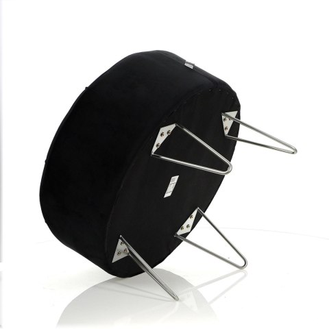 Pufa Alia-czarna/sr; ⌀ 56cm x 43cm Pufa Alia-czarna/sr; ⌀ 56cm x 43cm