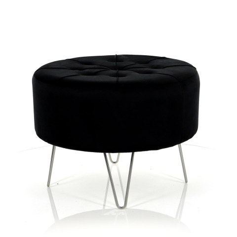 Pufa Alia-czarna/sr; ⌀ 56cm x 43cm Pufa Alia-czarna/sr; ⌀ 56cm x 43cm