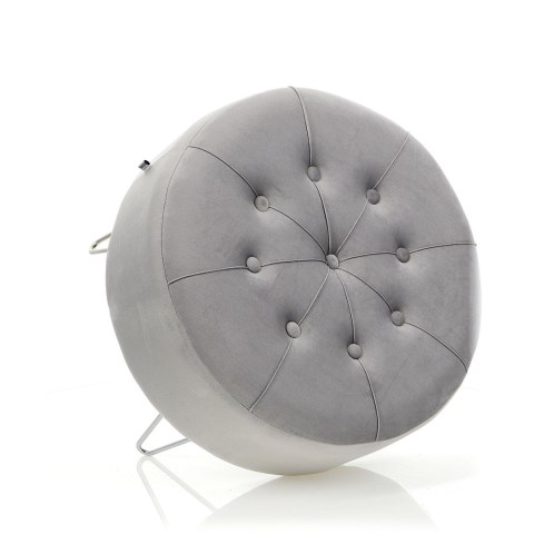 Pufa Alia-jasnoszara/sr; ⌀ 56cm x 43cm Pufa Alia-jasnoszara/sr; ⌀ 56cm x 43cm