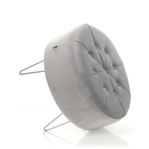 Pufa Alia-jasnoszara/sr; ⌀ 56cm x 43cm Pufa Alia-jasnoszara/sr; ⌀ 56cm x 43cm