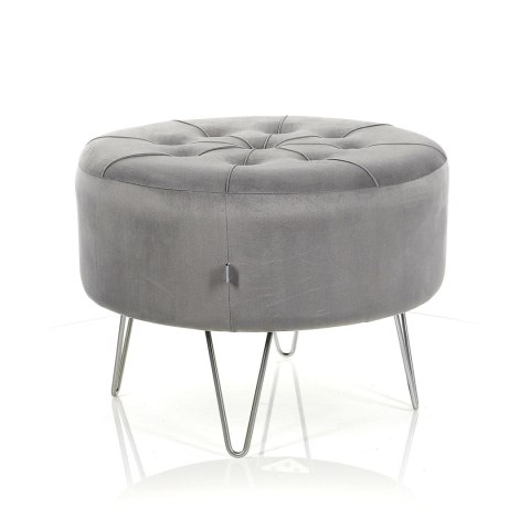 Pufa Alia-jasnoszara/sr; ⌀ 56cm x 43cm Pufa Alia-jasnoszara/sr; ⌀ 56cm x 43cm