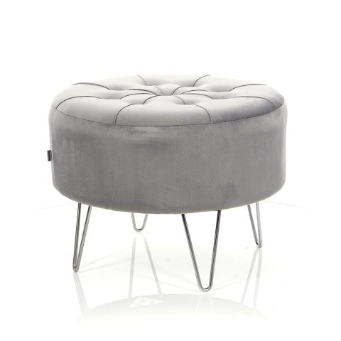 Pufa Alia-jasnoszara/sr; ⌀ 56cm x 43cm Pufa Alia-jasnoszara/sr; ⌀ 56cm x 43cm
