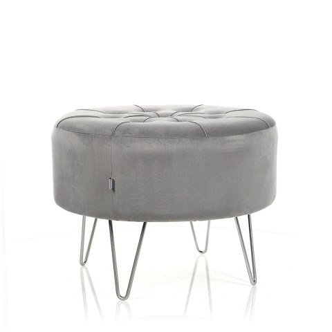 Pufa Alia-jasnoszara/sr; ⌀ 56cm x 43cm Pufa Alia-jasnoszara/sr; ⌀ 56cm x 43cm