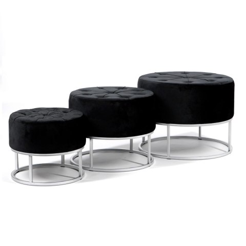 Pufa Lumba S/3 czarna/srh=31,5/37,5/43cm Pufa Lumba S/3 czarna/srh=31,5/37,5/43cm