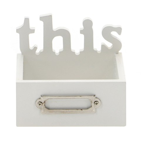 Mały organizer biurkowy ,,this'' 10×8×8,5 c m Mały organizer biurkowy ,,this'' 10×8×8,5 c m