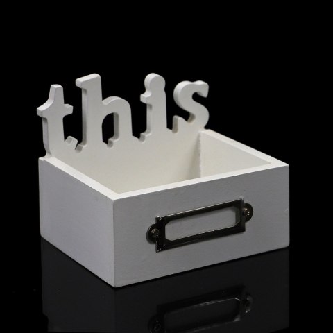 Mały organizer biurkowy ,,this'' 10×8×8,5 c m Mały organizer biurkowy ,,this'' 10×8×8,5 c m