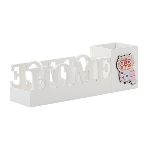 Mały organizer biurkowy z żółtą sową 30,5×8×10cm Mały organizer biurkowy z żółtą sową 30,5×8×10cm