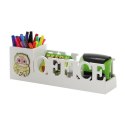 Mały organizer biurkowy z żółtą sową 30,5×8×10cm