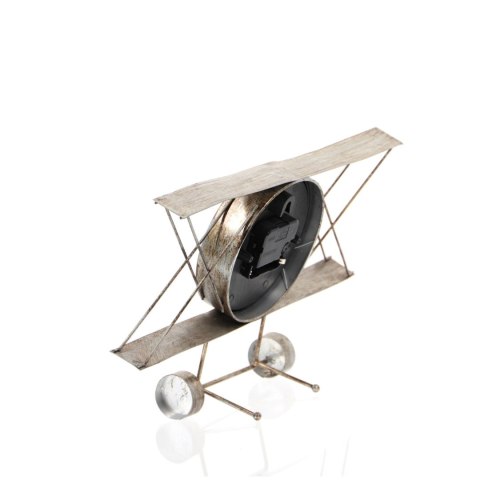 Metalowy zegar samolot 38x9,5x23,5cm Metalowy zegar samolot 38x9,5x23,5cm