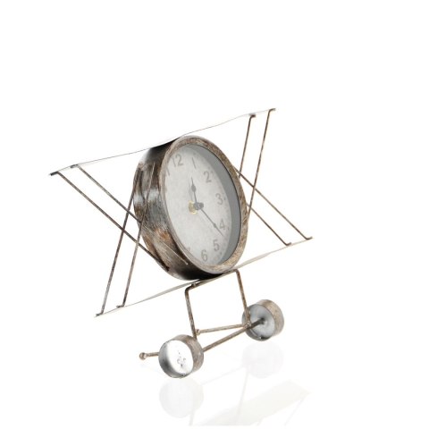 Metalowy zegar samolot 38x9,5x23,5cm Metalowy zegar samolot 38x9,5x23,5cm