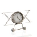 Metalowy zegar samolot 38x9,5x23,5cm