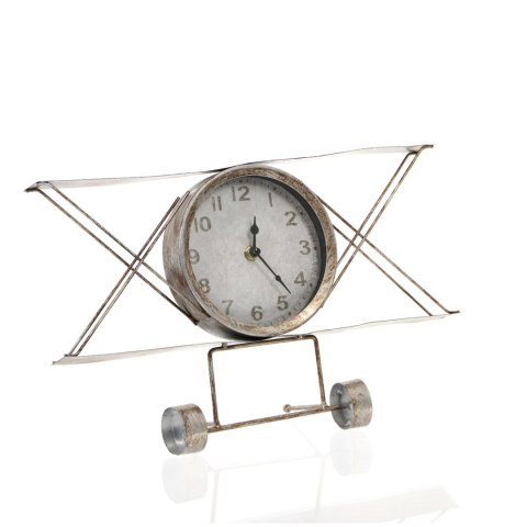 Metalowy zegar samolot 38x9,5x23,5cm Metalowy zegar samolot 38x9,5x23,5cm