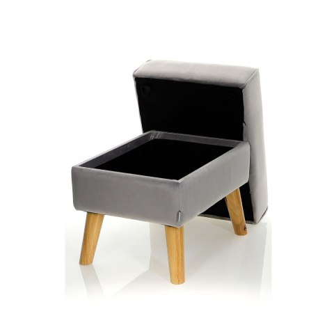 Pufa Casone - jasnoszara 45x33.5x38cm Pufa Casone - jasnoszara 45x33.5x38cm
