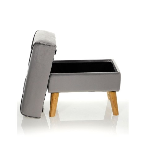 Pufa Casone - jasnoszara 45x33.5x38cm Pufa Casone - jasnoszara 45x33.5x38cm