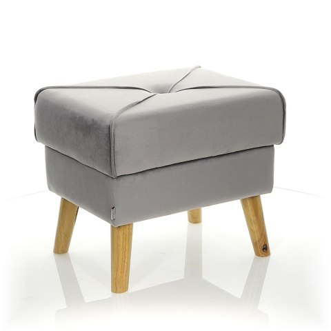 Pufa Casone - jasnoszara 45x33.5x38cm Pufa Casone - jasnoszara 45x33.5x38cm