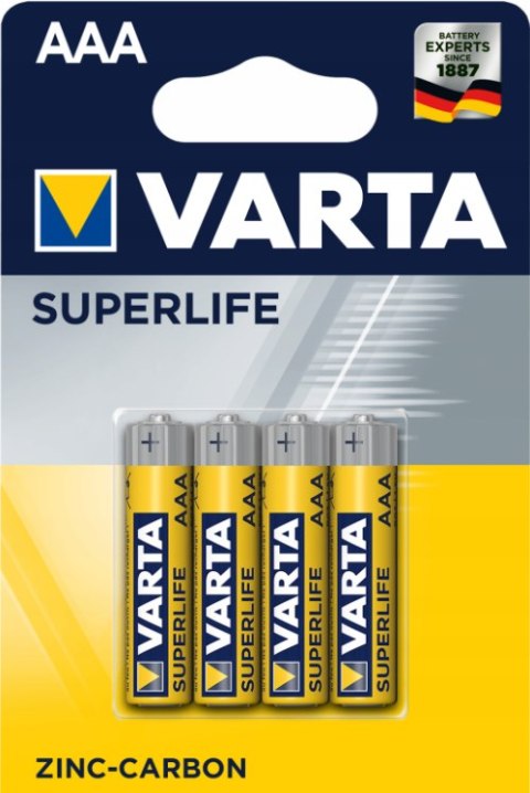 BATERIA VARTA R03 SUPERLIFE 1,5V HEAVY DUTY AAA BATERIA VARTA R03 SUPERLIFE 1,5V HEAVY DUTY AAA