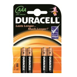 BATERIE ALKALICZNE BASIC DURACELL LR03/4szt org.