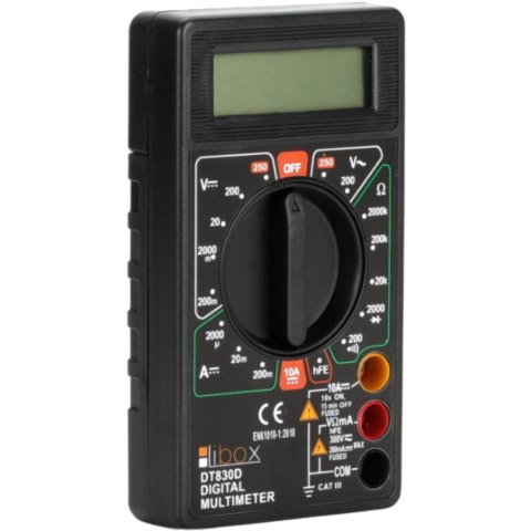 MIERNIK UNIWERSALNY MULTIMETR DT830D LB0163 LCD