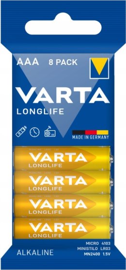 BATERIA ALKALICZNA VARTA AAA LONGLIFE POWER 1,5 V