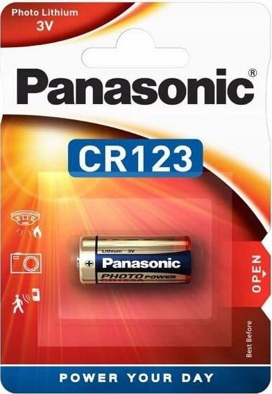 Bateria Panasonic CR123 3V/1szt Bateria Panasonic CR123 3V/1szt