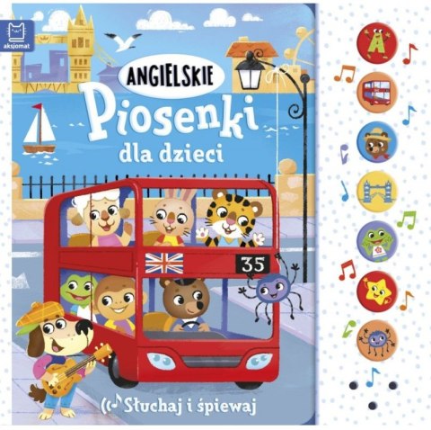 KSIĄŻECZKA 7 PIOSENEK ANGIELSKICH DLA DZIECI 14STR