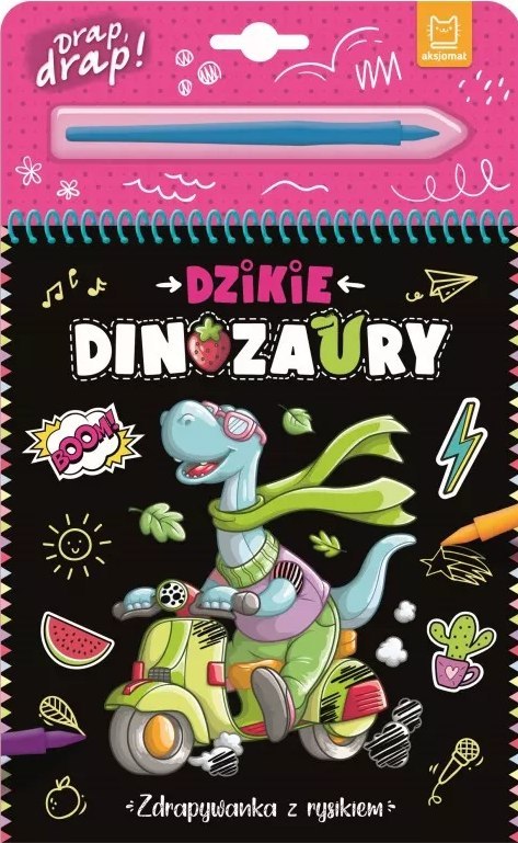 ZDRAPYWANKA NOTES Z RYSIKIEM DZIKIE DINOZAURY ZDRAPYWANKA NOTES Z RYSIKIEM DZIKIE DINOZAURY