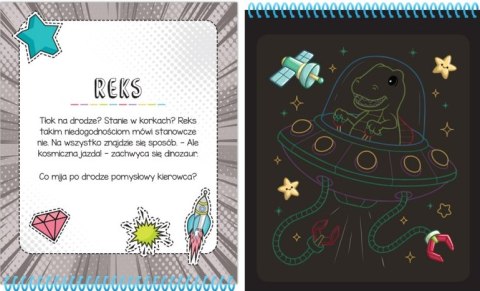 ZDRAPYWANKA NOTES Z RYSIKIEM DZIKIE DINOZAURY ZDRAPYWANKA NOTES Z RYSIKIEM DZIKIE DINOZAURY