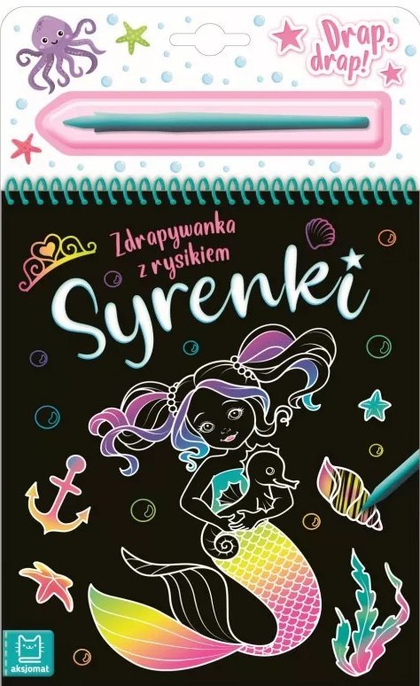 ZDRAPYWANKA NOTES Z RYSIKIEM KOLOROWE SYRENKI ZDRAPYWANKA NOTES Z RYSIKIEM KOLOROWE SYRENKI