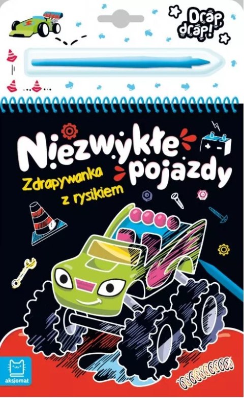 ZDRAPYWANKA NOTES Z RYSIKIEM NIEZWYKŁE POJAZDY ZDRAPYWANKA NOTES Z RYSIKIEM NIEZWYKŁE POJAZDY
