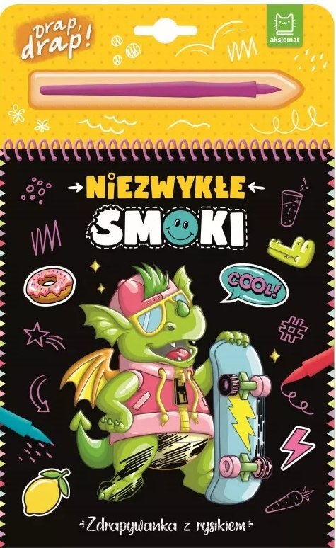 ZDRAPYWANKA NOTES Z RYSIKIEM "NIEZWYŁE SMOKI" ZDRAPYWANKA NOTES Z RYSIKIEM "NIEZWYŁE SMOKI"