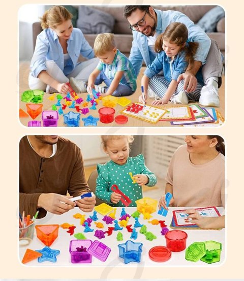 DUŻY ZESTAW EDUKACYJNY NAUKA LICZENIA KOLORÓW GRA MONTESSORI SORTERY DUŻY ZESTAW EDUKACYJNY NAUKA LICZENIA KOLORÓW GRA MONTESSORI SORTERY