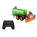 TRAKTOR ZDALNIE STEROWANY PRZYCZEPA CYSTERNA PILOT