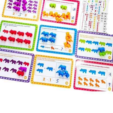 ZESTAW EDUKACYJNY NAUKA LICZENIA FIGURKI MONTESSORI KARTY GRA ZWIERZĘTA ZESTAW EDUKACYJNY NAUKA LICZENIA FIGURKI MONTESSORI KARTY GRA ZWIERZĘTA