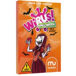 GRA KARCIANA DLA DZIECI WIRUS HALLOWEEN DODATEK