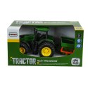 TRAKTOR Z PRZEYCZEPĄ ZABAWKOWY MASZYNA ROLNICZA