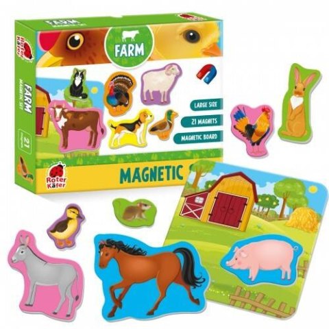 Zestaw magnetyczny Farma z tablica Zestaw magnetyczny Farma z tablica