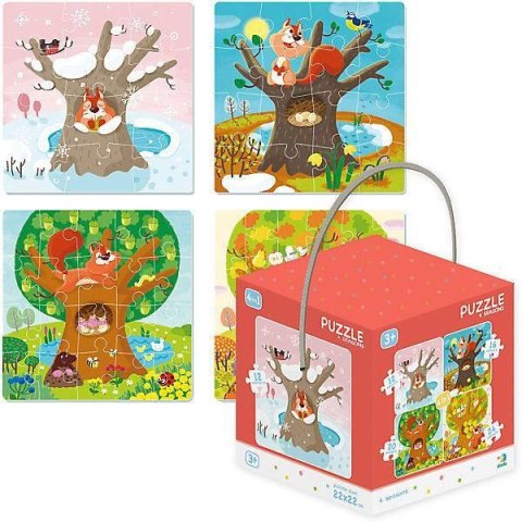 Puzzle 4 w 1 Pory Roku 300125 Puzzle 4 w 1 Pory Roku 300125