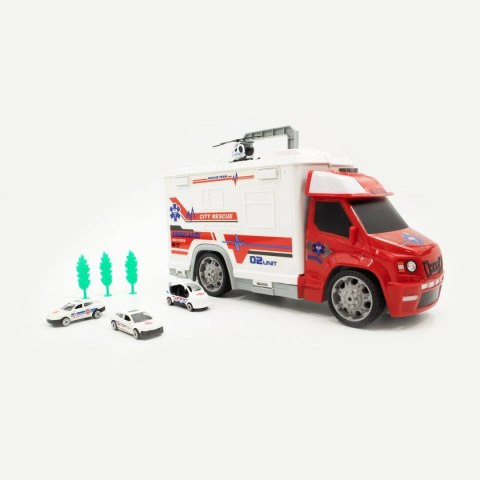 STRAŻACKIE AUTO Z GARAŻEM STRAŻACKIE AUTO Z GARAŻEM