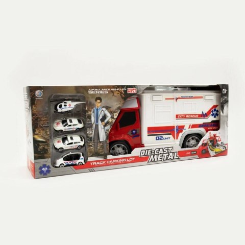 STRAŻACKIE AUTO Z GARAŻEM STRAŻACKIE AUTO Z GARAŻEM