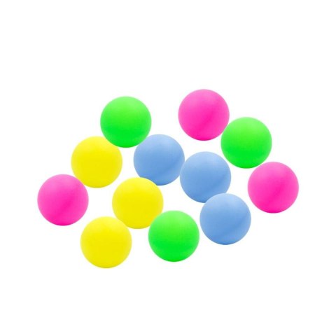 PIŁECZKI DO PING PONGA 12 SZT. NEON PIŁECZKI DO PING PONGA 12 SZT. NEON