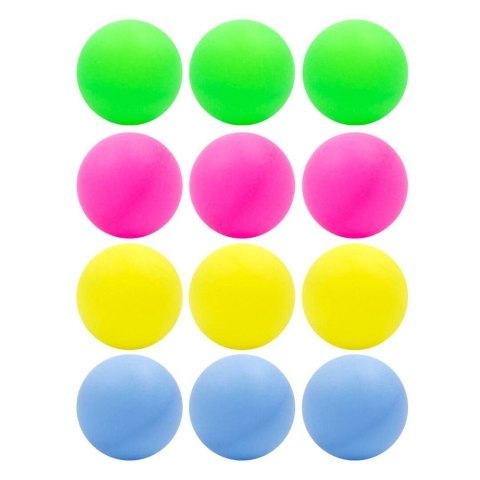 PIŁECZKI DO PING PONGA 12 SZT. NEON PIŁECZKI DO PING PONGA 12 SZT. NEON