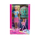 LALKA ANLILY 30 CM Z KRZESEŁKIEM DO KARMIENIA